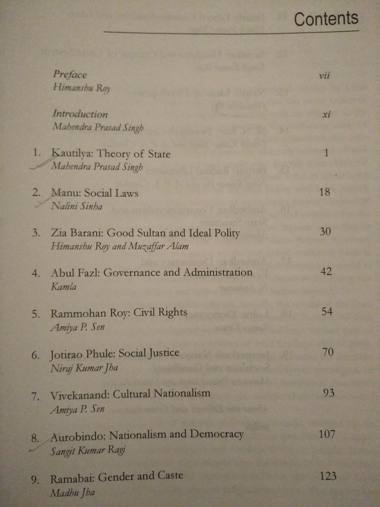 Political Science combo of Political Theory & Indian Political Thought