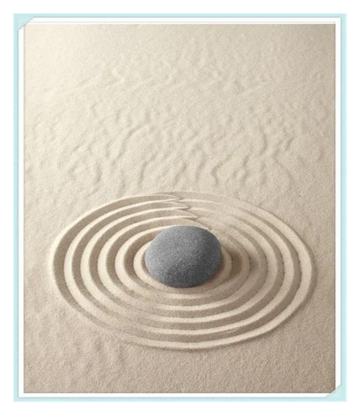 Byambd D Byamb Aesthetic Pictures San Rock Meditation Zen Landscape Art Canvas Poster No Frame Painting Wall Picture Office Home Ecorations(,50X70cm)