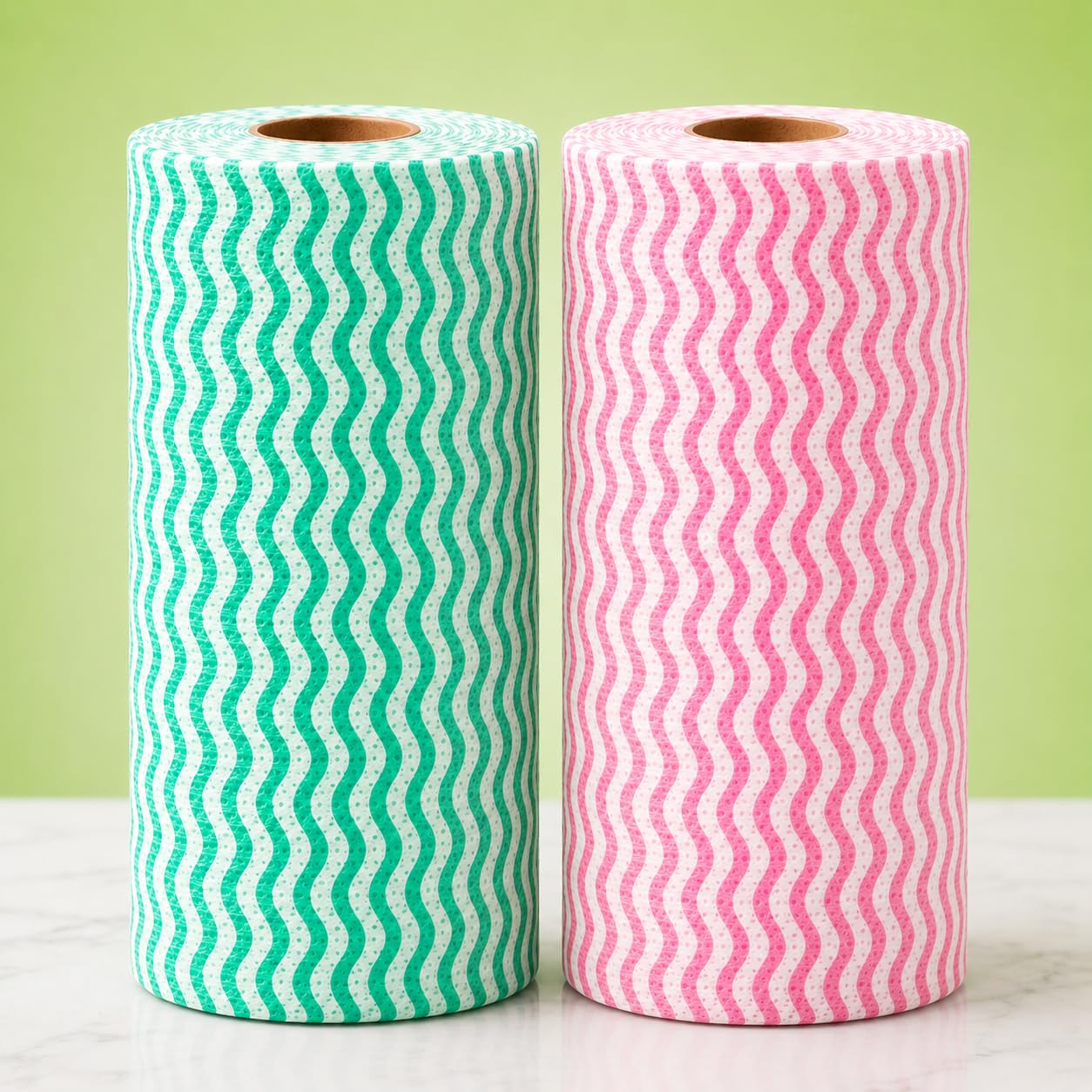 7Shield Non-Woven Kitchen Towel Roll, Multicolor, 23 x 25 cm, (Pack of 2) 40 Pulls, Washable, Reusable, Highly Absorbent, for Daily Use (PinkBlue, 80)-image-42