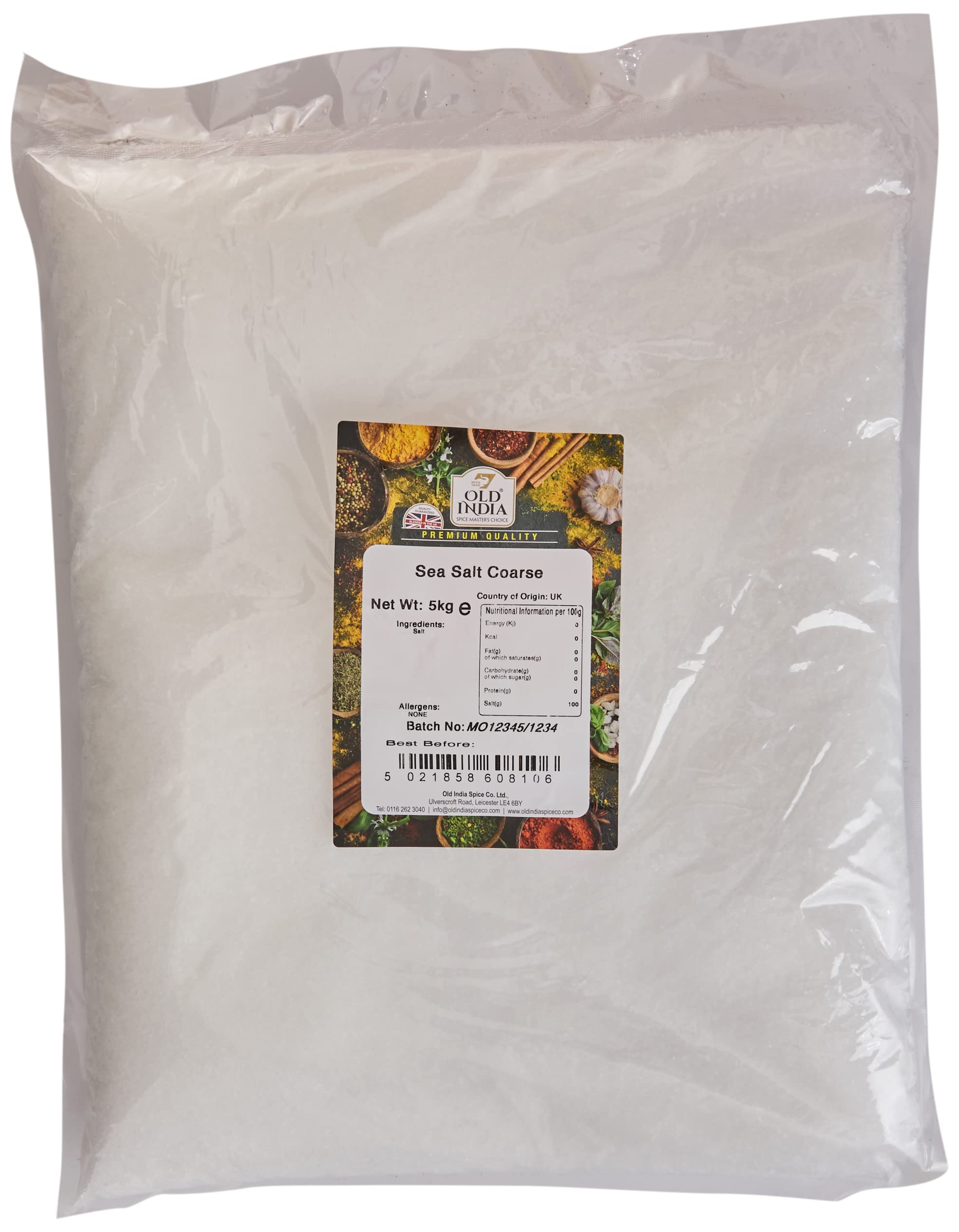 Old India Sea Salt Coarse 5kg