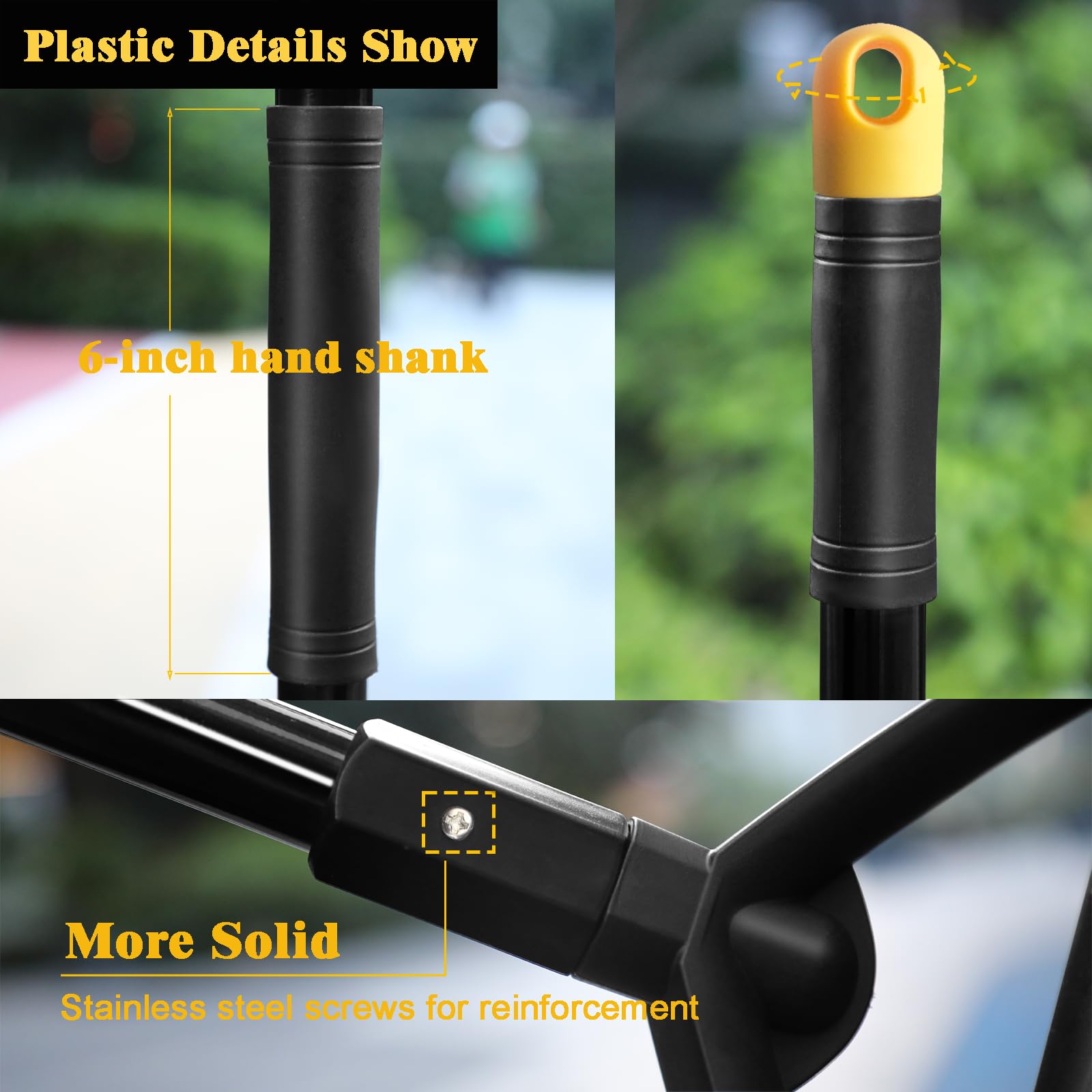 Escoba resistente para exteriores e interiores, escobas angulares comerciales mejoradas, escoba perfecta para casa, cocina, garaje, patio, hormigón