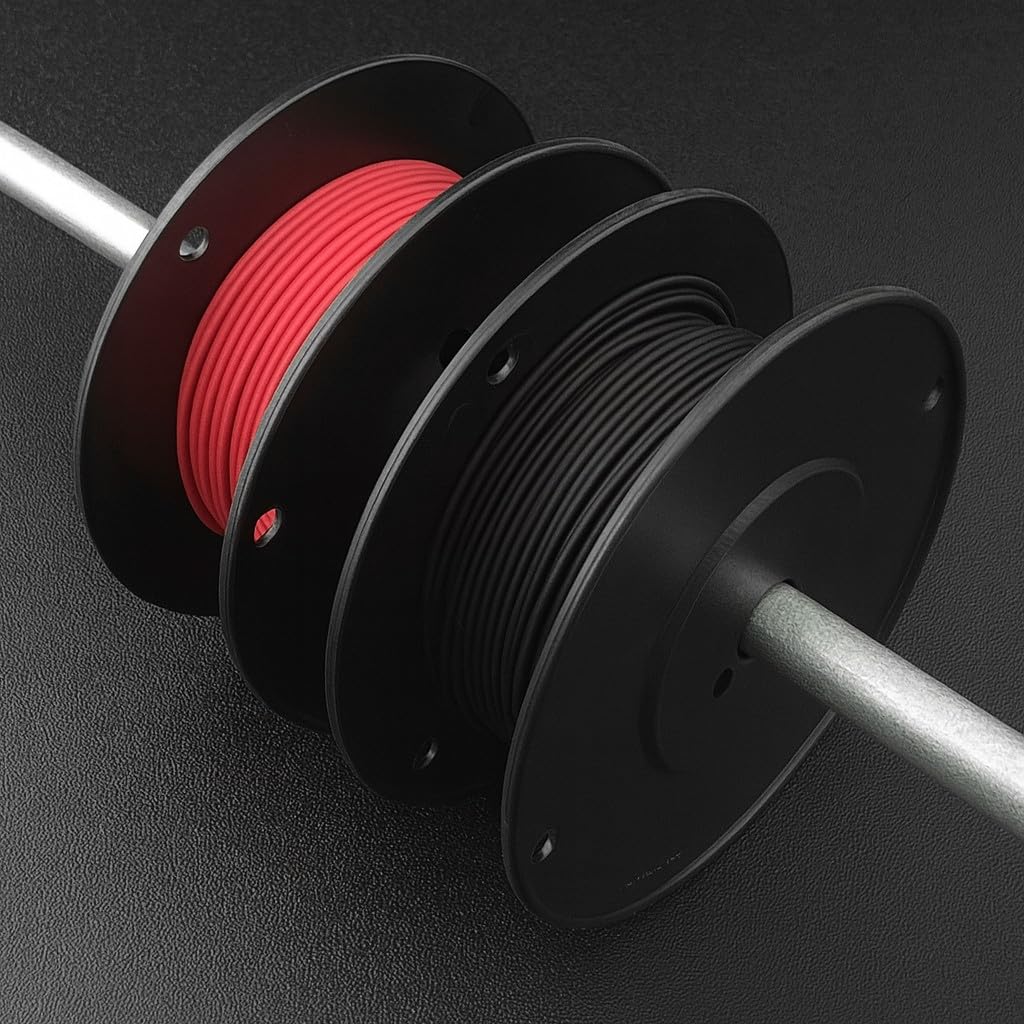 MGI SpeedWare Automotive Stranded Copper Wire, Cross-Linked High-Temperature GXL (16ga - 100ft, Black)