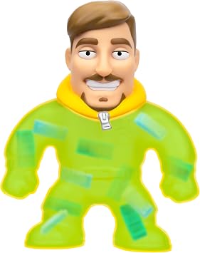 Mrbeast Lab - Make Your Own Stretchy, Goo Filled MrBeast with The MrBeast Lab Creation Station, with 3 Unique Goo Fillings, Mix, Fill & Create Your Own Stretchy MrBeast Action Figure Again and Again