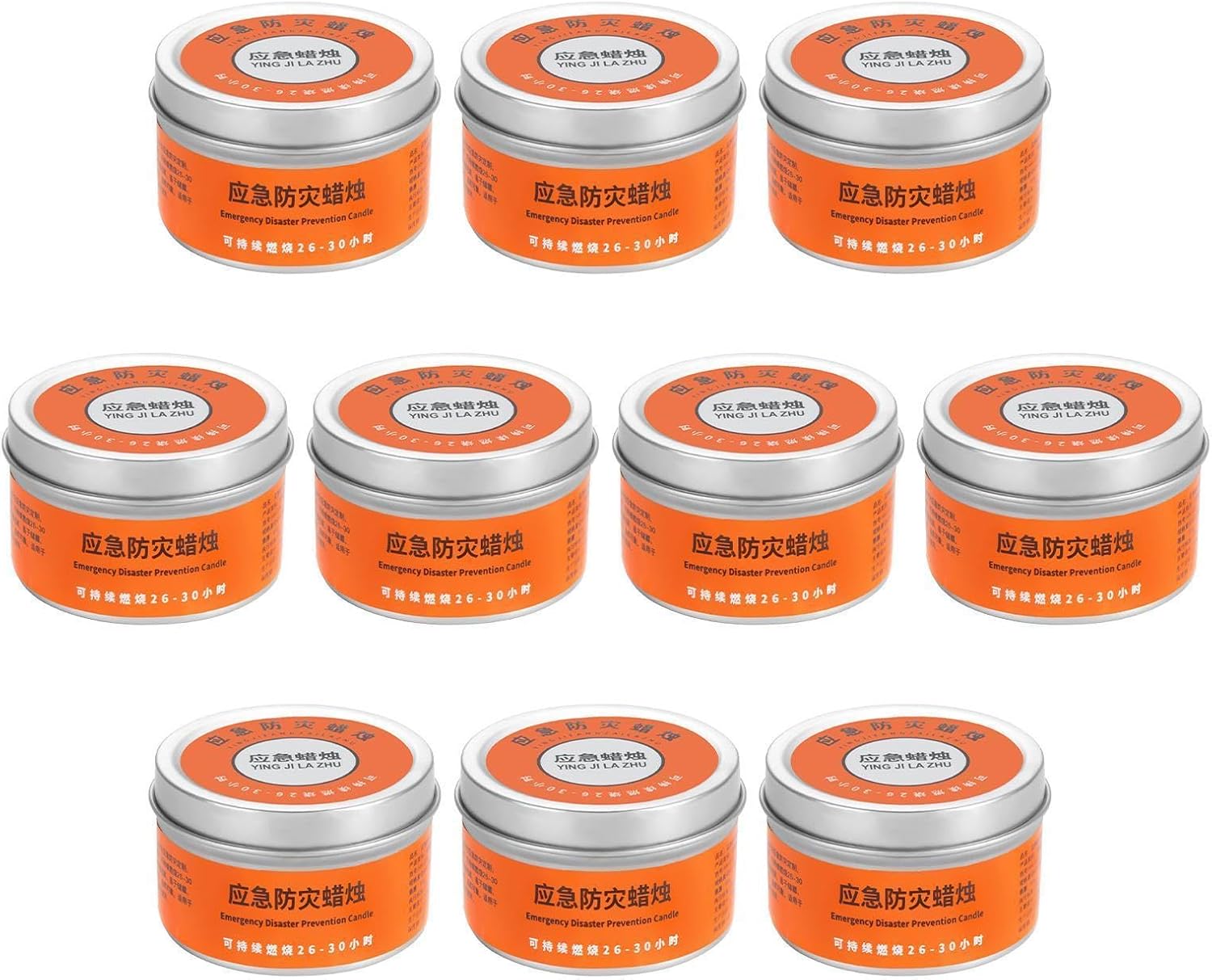 Home Power Failure Candle | Stable Brightness Clean - Long Burning Survival Candles,for Hiking Travel Adventure Backpacking Power Failure