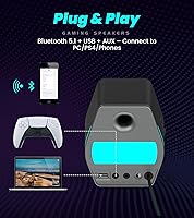 Vista 4 de Edifier G2000 Altavoces RGB para Juegos, 32W de Potencia Máxima, Diseño Compacto para PC/PS4/Escritorio, Bluetooth 5.1, AUX de 3.5mm, Modos