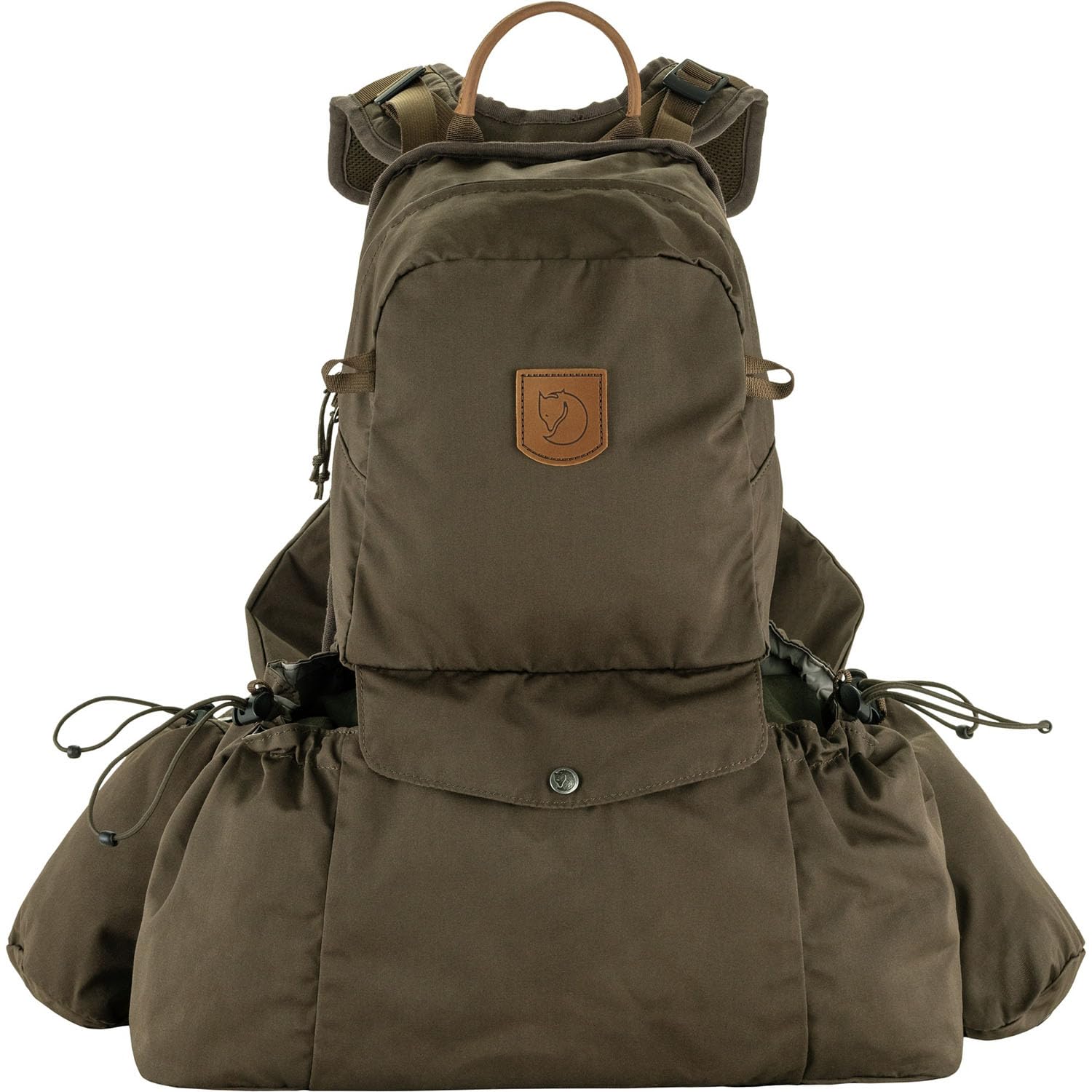 FJALLRAVEN 23200279-633 Lappland Vest Pack Sports vest Unisex Dark Olive Size OneSize