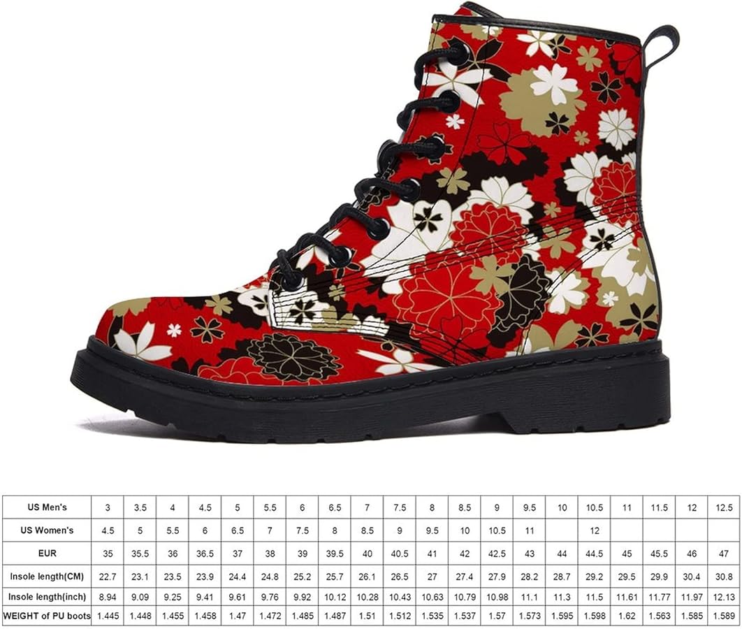 Amazon | 和風 和柄 花 桜 ショートブーツ レディース スノーブーツ