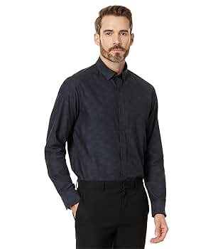 Amazon.com: Johnston & Murphy Men's Jacquard Skull Shirt