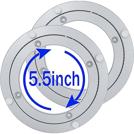 Lazy Susan Bearing - 6 Inch Heavy Duty Aluminum Alloy Turntable For Tables