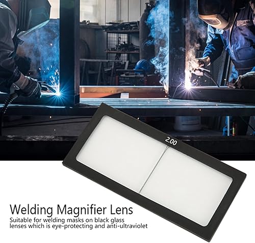 Miniatura 7 de Lente de lupa de vidrio para soldar, filtro de oscurecimiento automático, oscurecimiento horizontal, protección ocular, accesorios de soldador