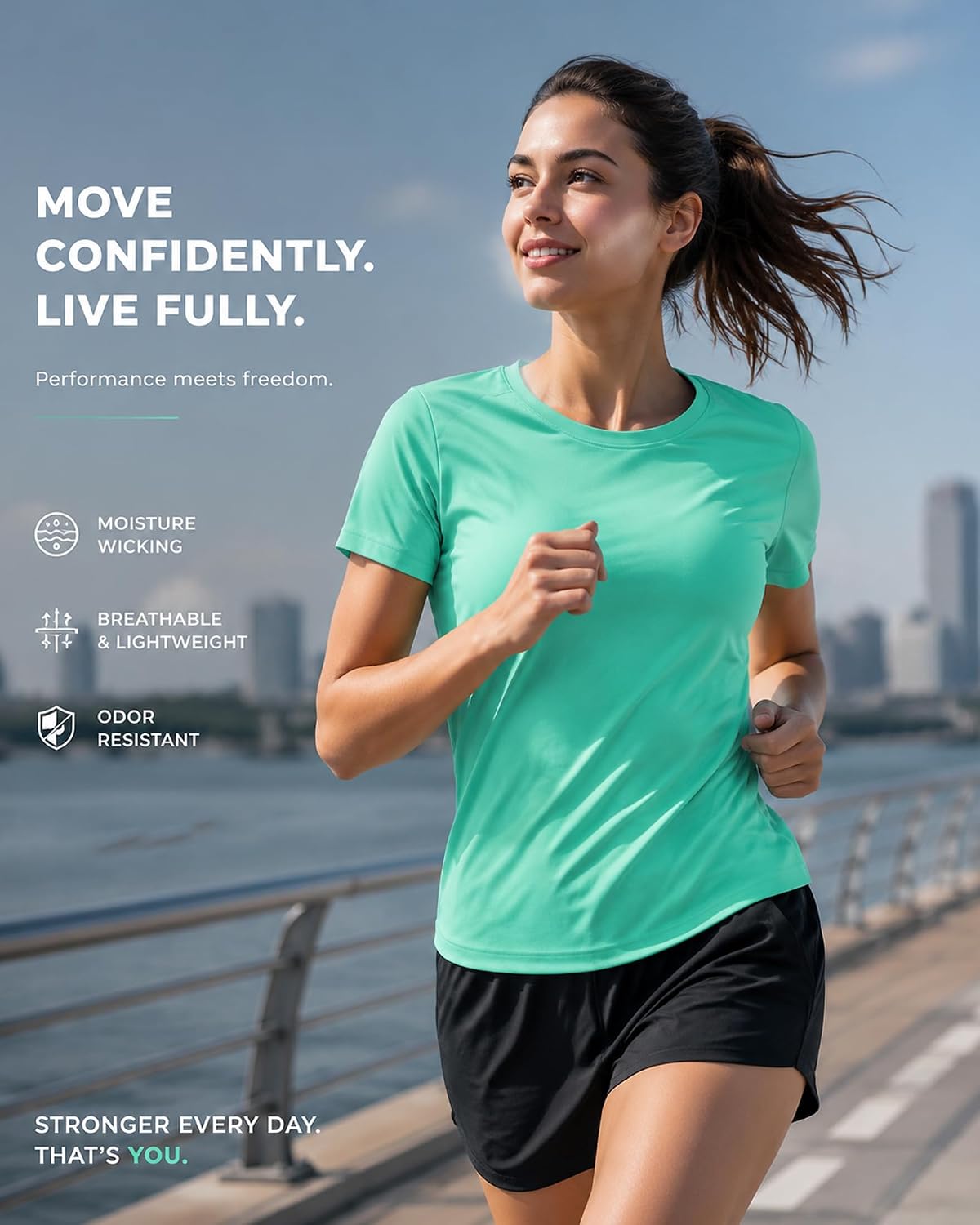 Rolimaka 5 Pack Women's Workout Shirts Short Sleeve Athletic T Shirts Quick Dry Lightweight Mesh Running Yoga Gym Tops