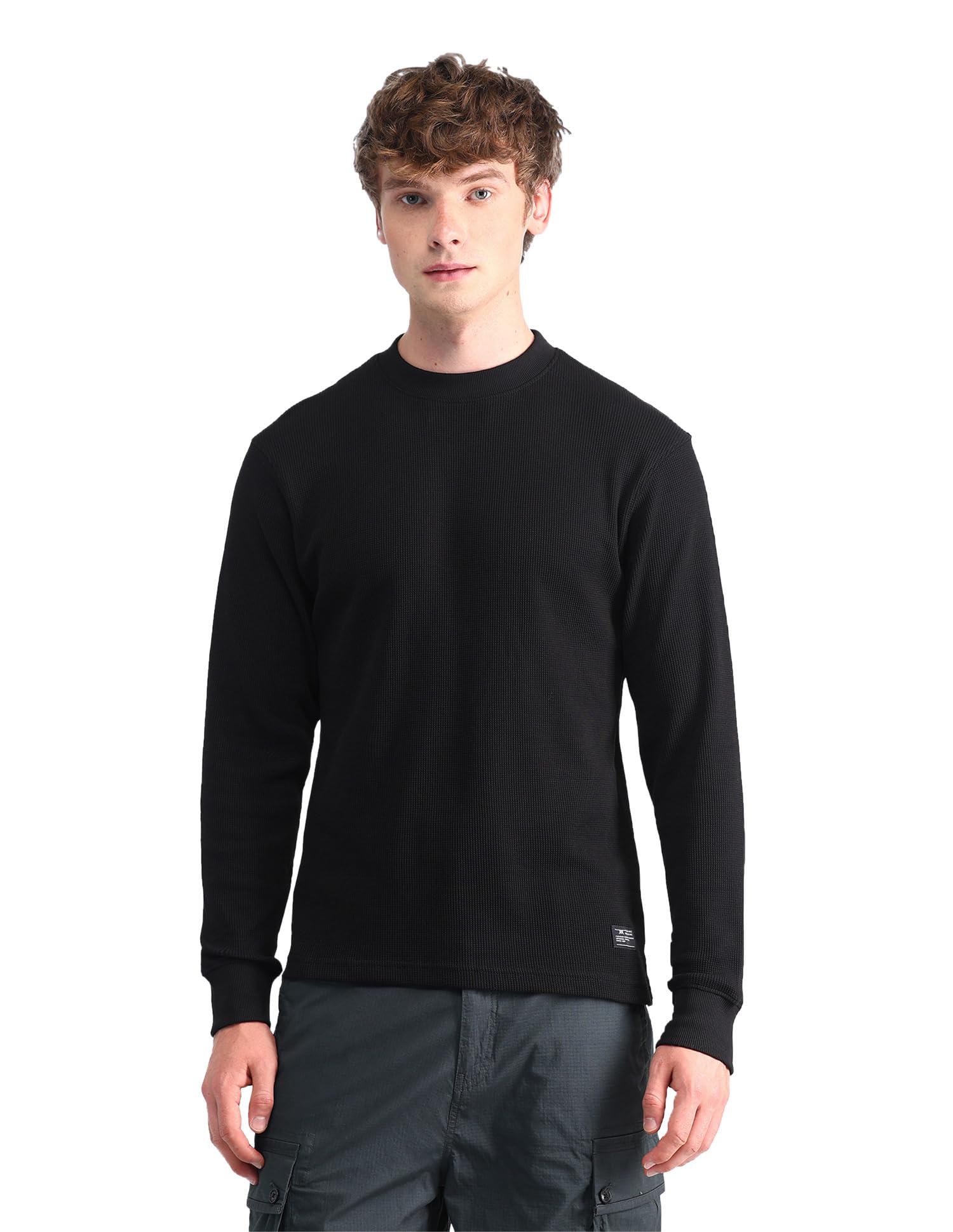 flying machine Men's Regular Fit Sweatshirt| Solid-picture-44