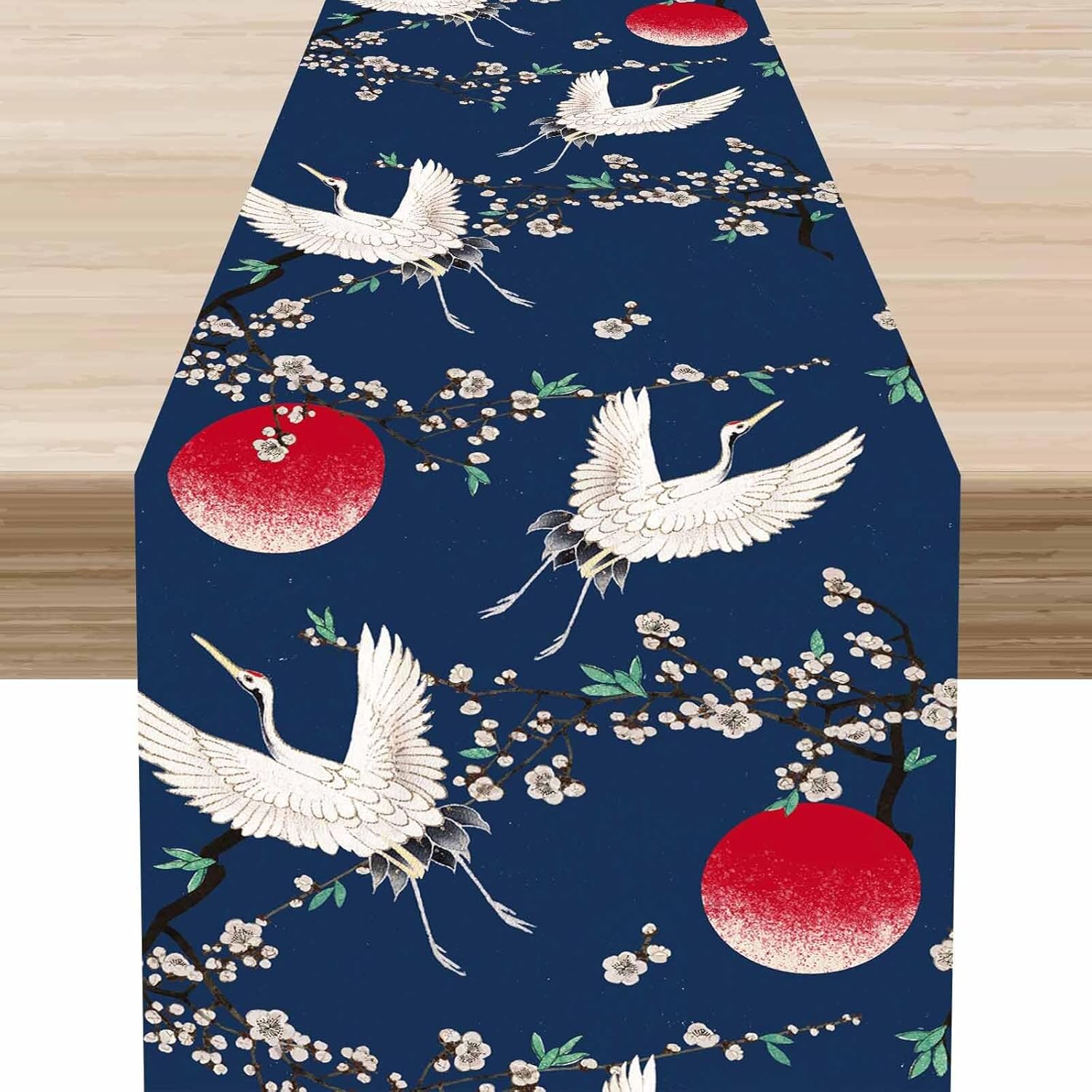 Mexican Floral Table Runner,Mexican Cinco De Mayo Dia De Los Muertos Day of The Dead Table Runner Decorations Rustic Mexican Party Home Dining Room Kitchen Table Decor,13 x 108 Inch