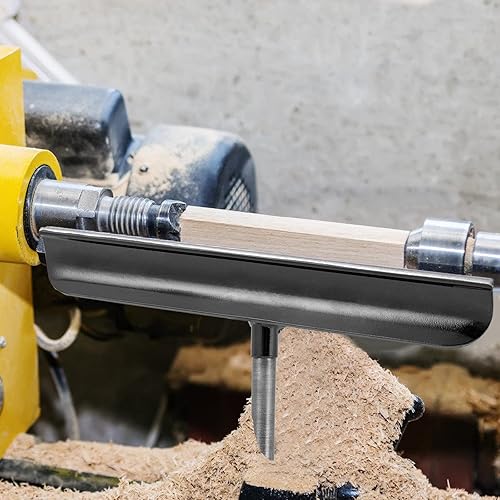 Miniatura 3 de Soporte de herramientas de torno de acero inoxidable de 12 pulgadas para tornos de madera, barra redonda, soporte de herramientas de torneado de