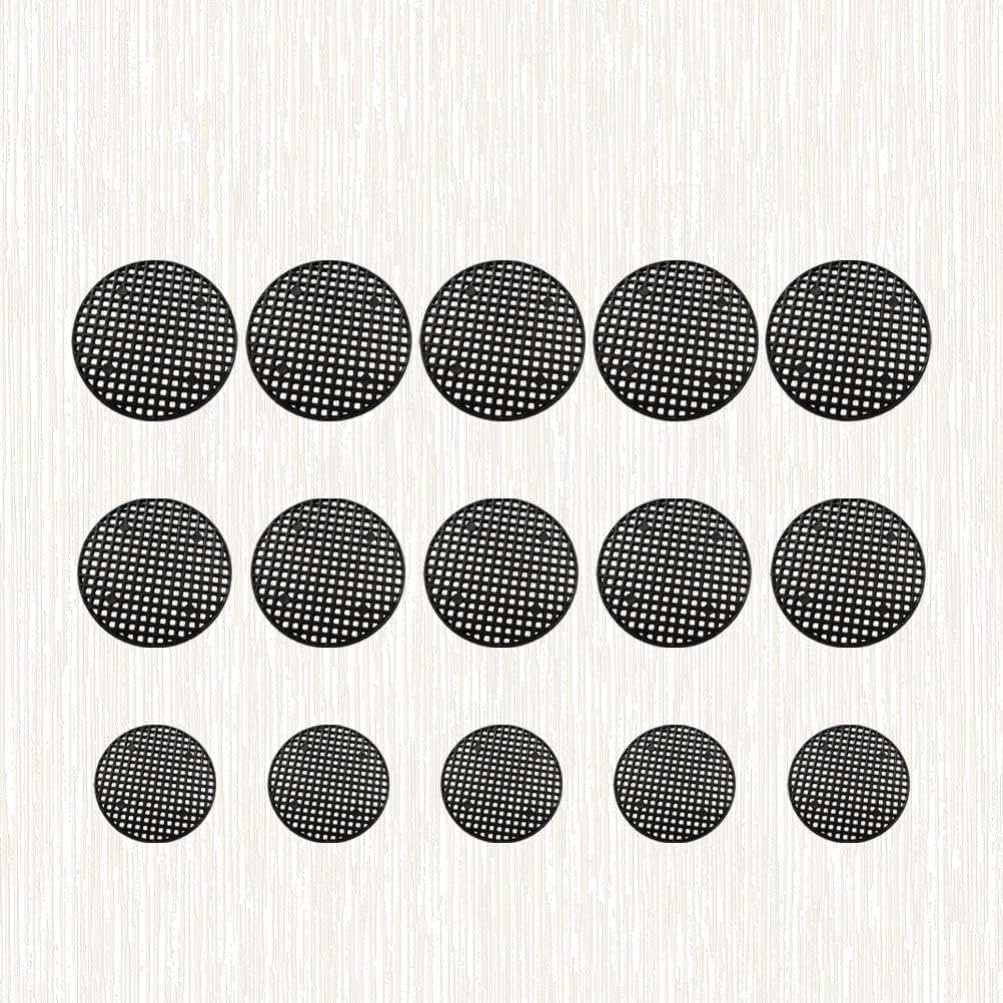 Ciieeo 150 Pcs Pot Hole Mesh Pad Pot Hole Mesh Pad Round Drainage Screens Garden Drainage Hollow s for Gardening Planting