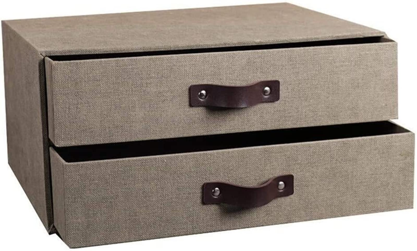 VUIKLCty Home Entryway Organizer Drawer Office Book Desktop Organizer Bookcase Organizer Box File Cabinet(Braun)