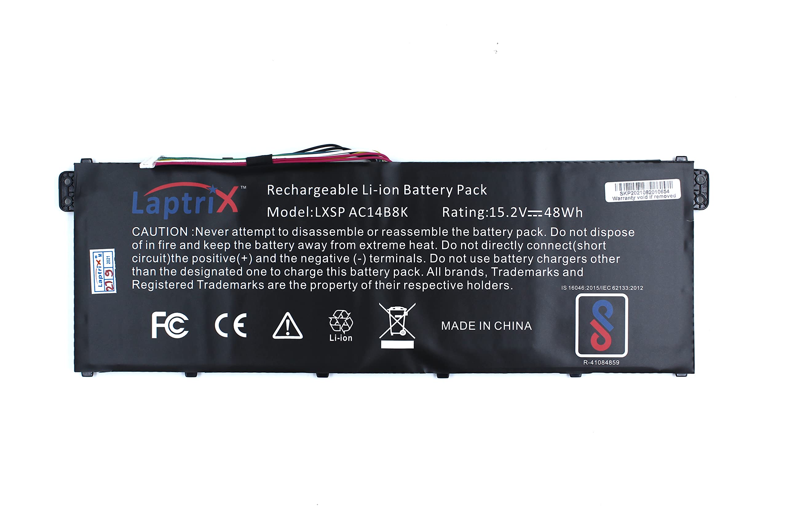 Laptrix AC14B8K, 4ICP5/57/80, KT0030G.004 Laptop Battery for Chromebook C910 CB3-111 CB5-571 CB3-531 C810 Aspire ES1-520 R5-471T R7-372T R3-131T ES1-511 ES1-111M R7-371T ES1-531 E3-112 [15.2V 48Wh (B09HKDQQC2) Amazon Price History, Amazon Price Tracker