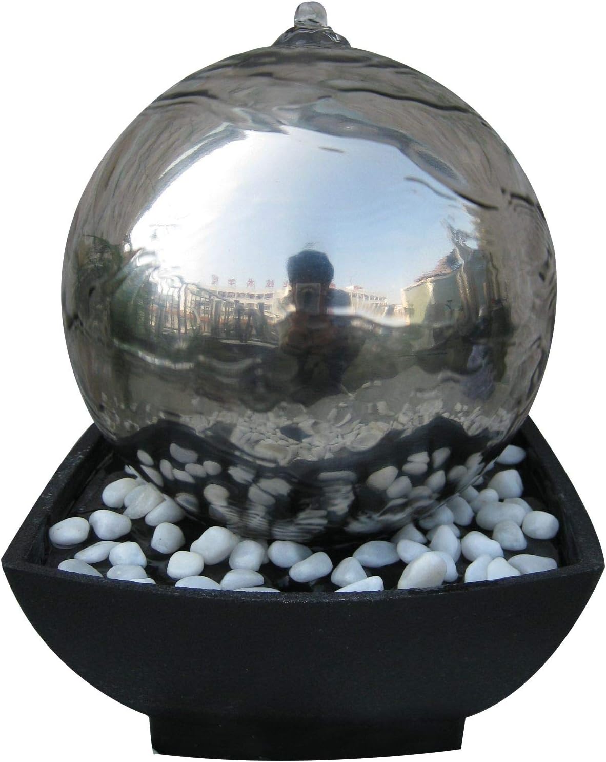 Auckland Stainless Steel Table Top Indoor Water Feature