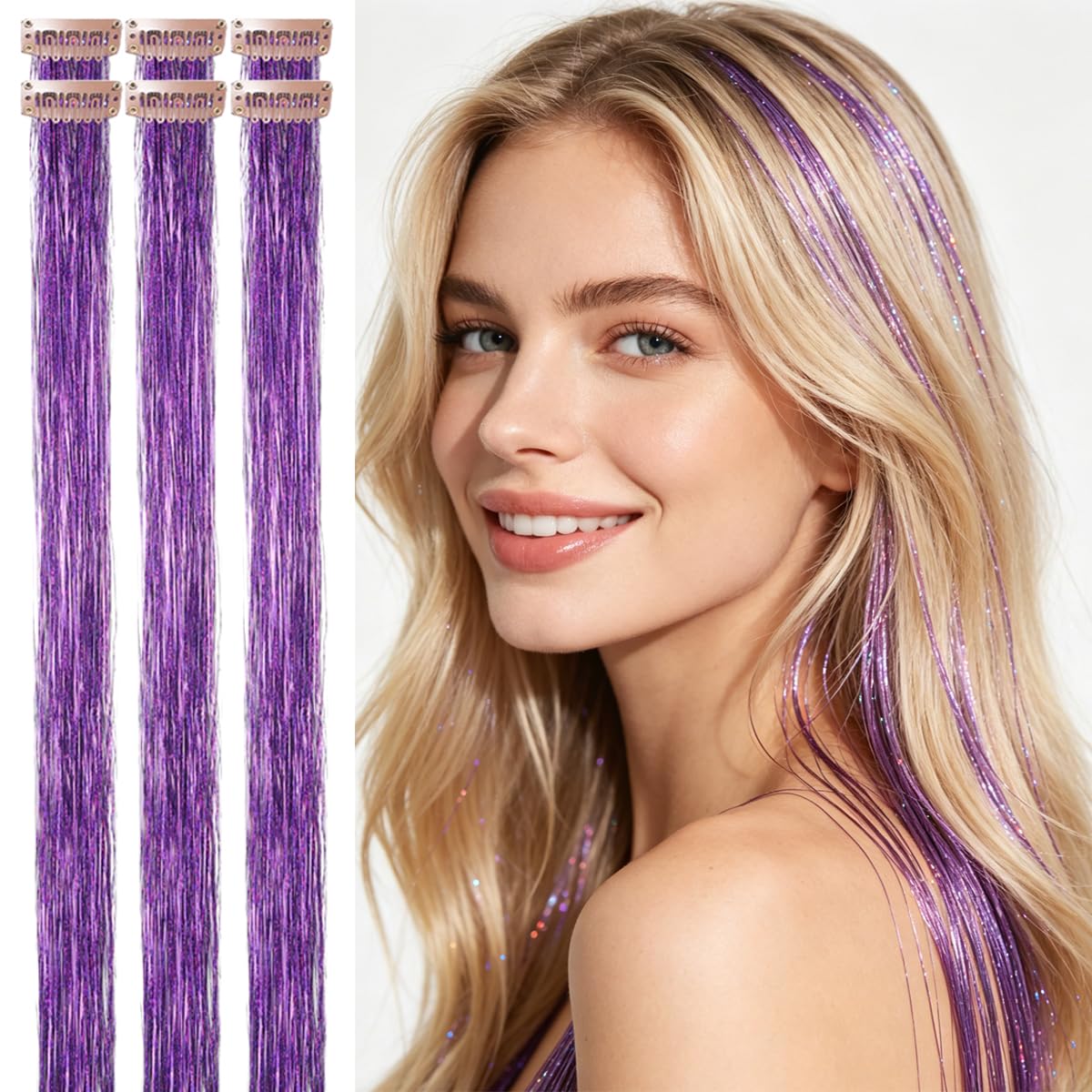 HELENE Elein Fleiss エライン・フライス purple Amazon.com : Celinebella Midnight Orchid Deep Purple Clip in Hair