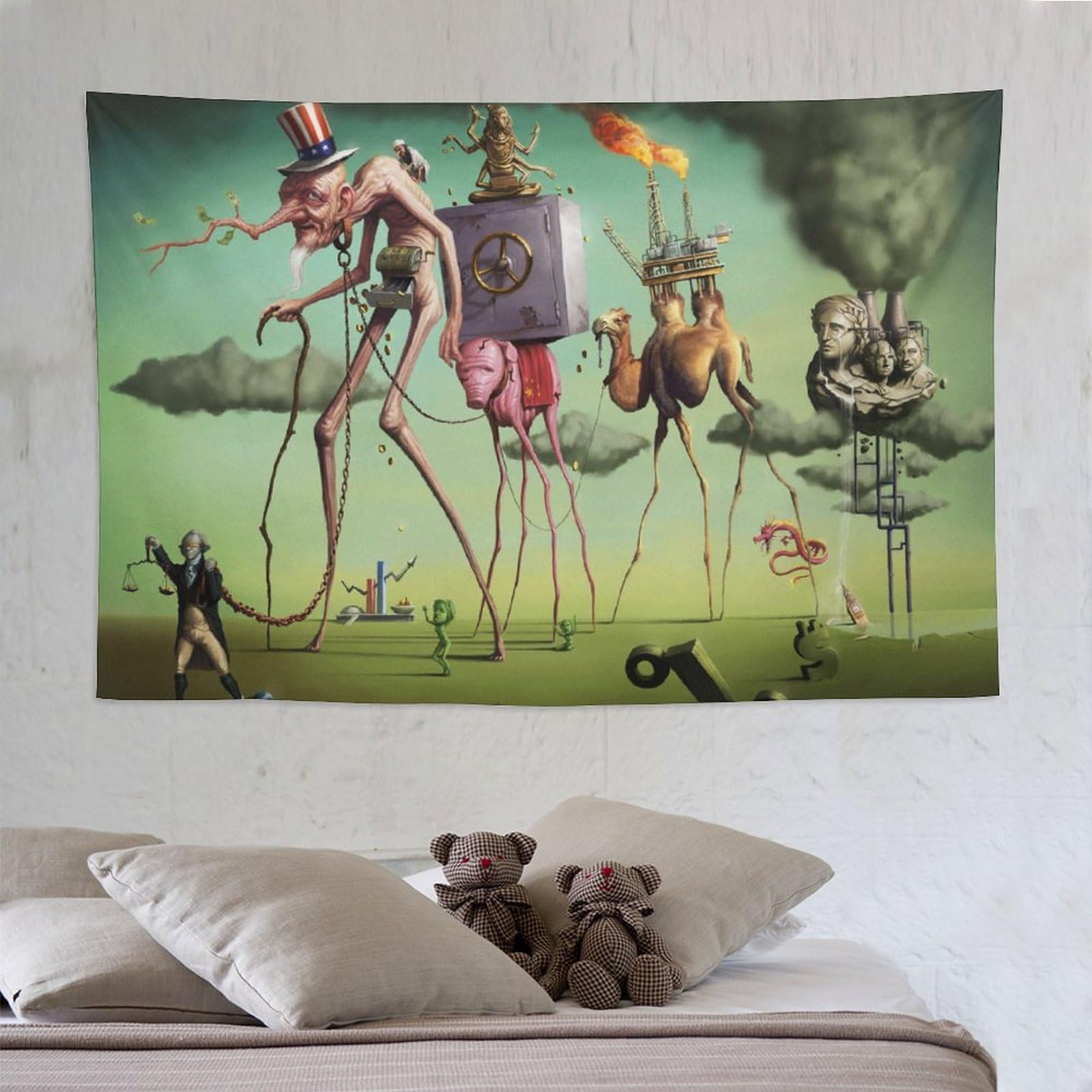 Amazon.co.jp: 植物花ポスターSalvador Daliサルバドールダリ絵画  