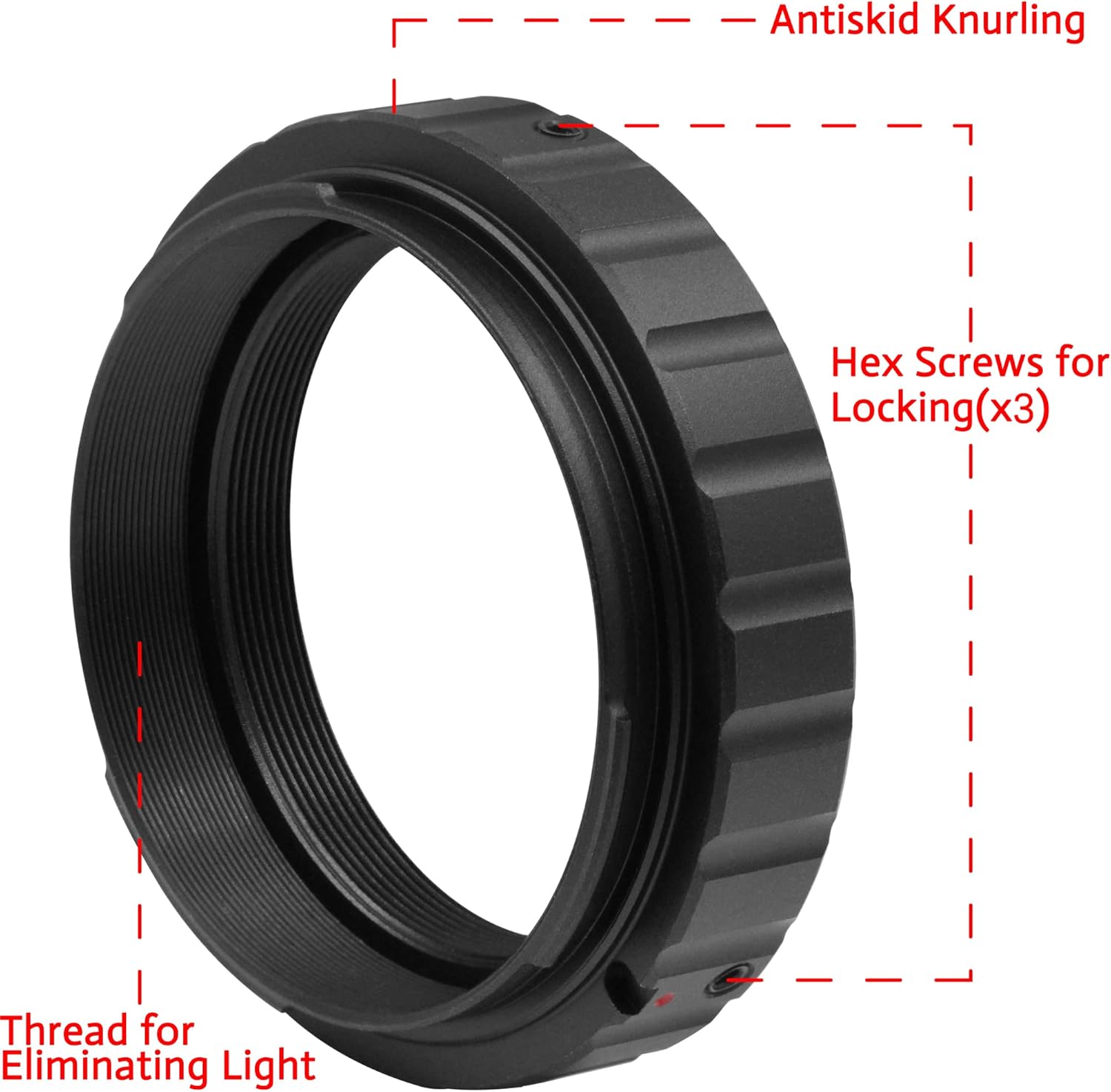 Alstar Ni kon T-Ring Adapter - Bundle with - Ni kon T2 T-Ring and M42 to 2" T-Adapter