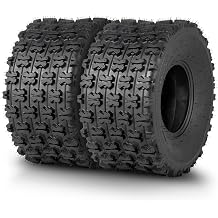 TRIPOWER AT20x11-9 ATV UTV Tires, 6PR 20x11x9 All Terrain Sport Quad Race Tire, Tubeless, Set 2