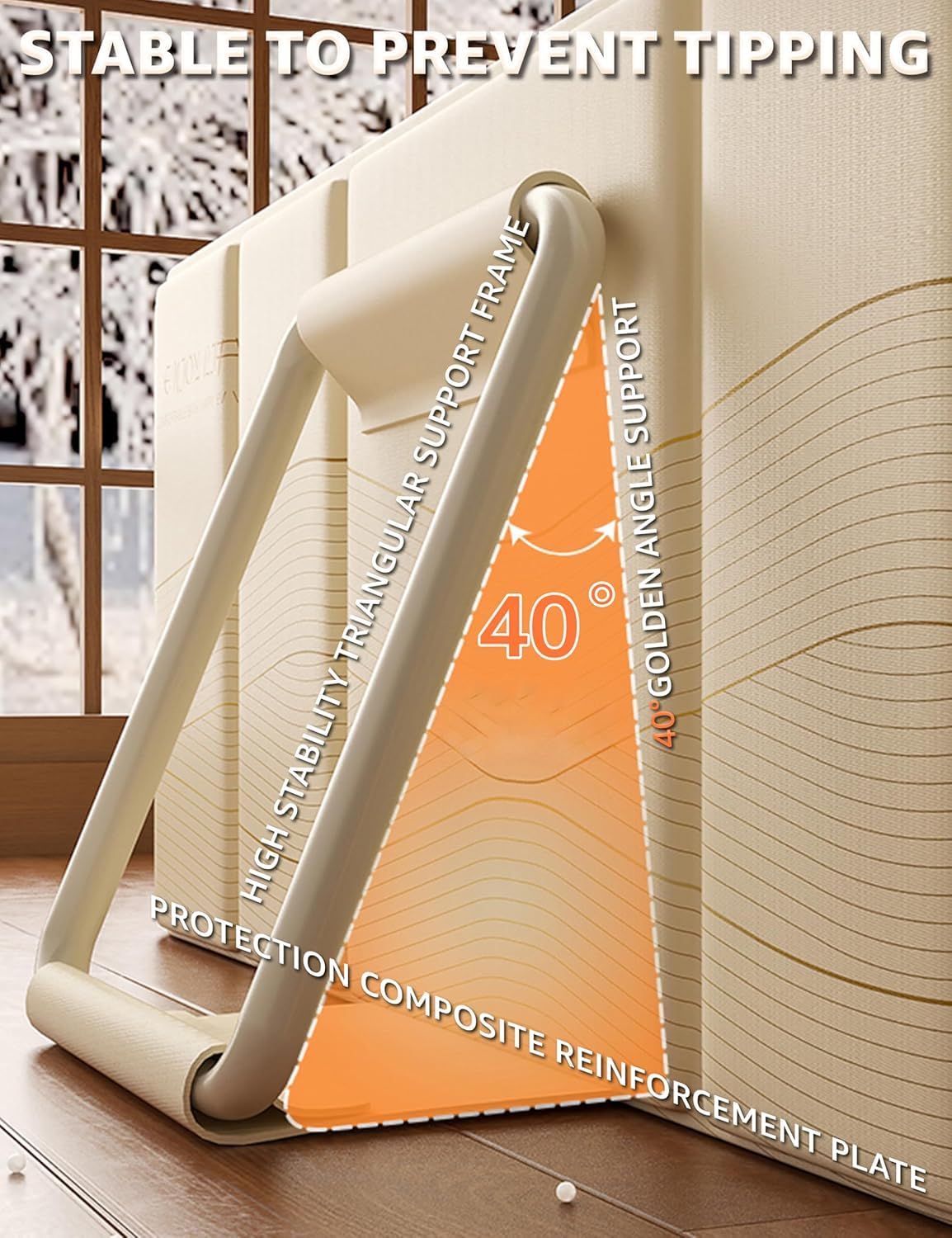 Bañera plegable doble grande de 1,5 m