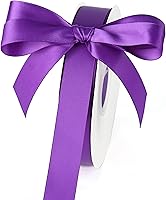 Vista 17 de MAYREEL Cinta de satén marfil de 7/8 pulgadas, color crema claro, doble cara para envolver regalos, manualidades, lazos para el cabello, ramos