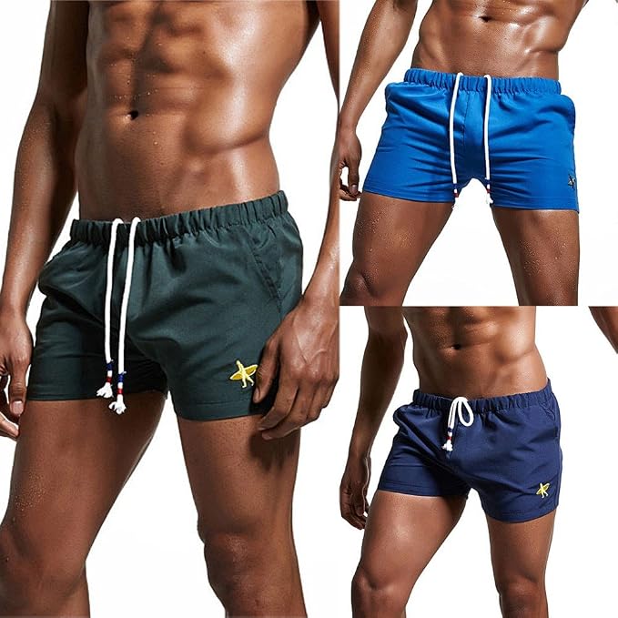 Calzoncini da Bagno per Uomo Watershorts Drawstring Pantaloncini da  Spiaggia Mare Uomo Traspirante Nuotare Trunks Costumi da Bagno Pantaloncini  Slim Wear Bikini Costume da Bagno : Amazon.it: Abbigliamento