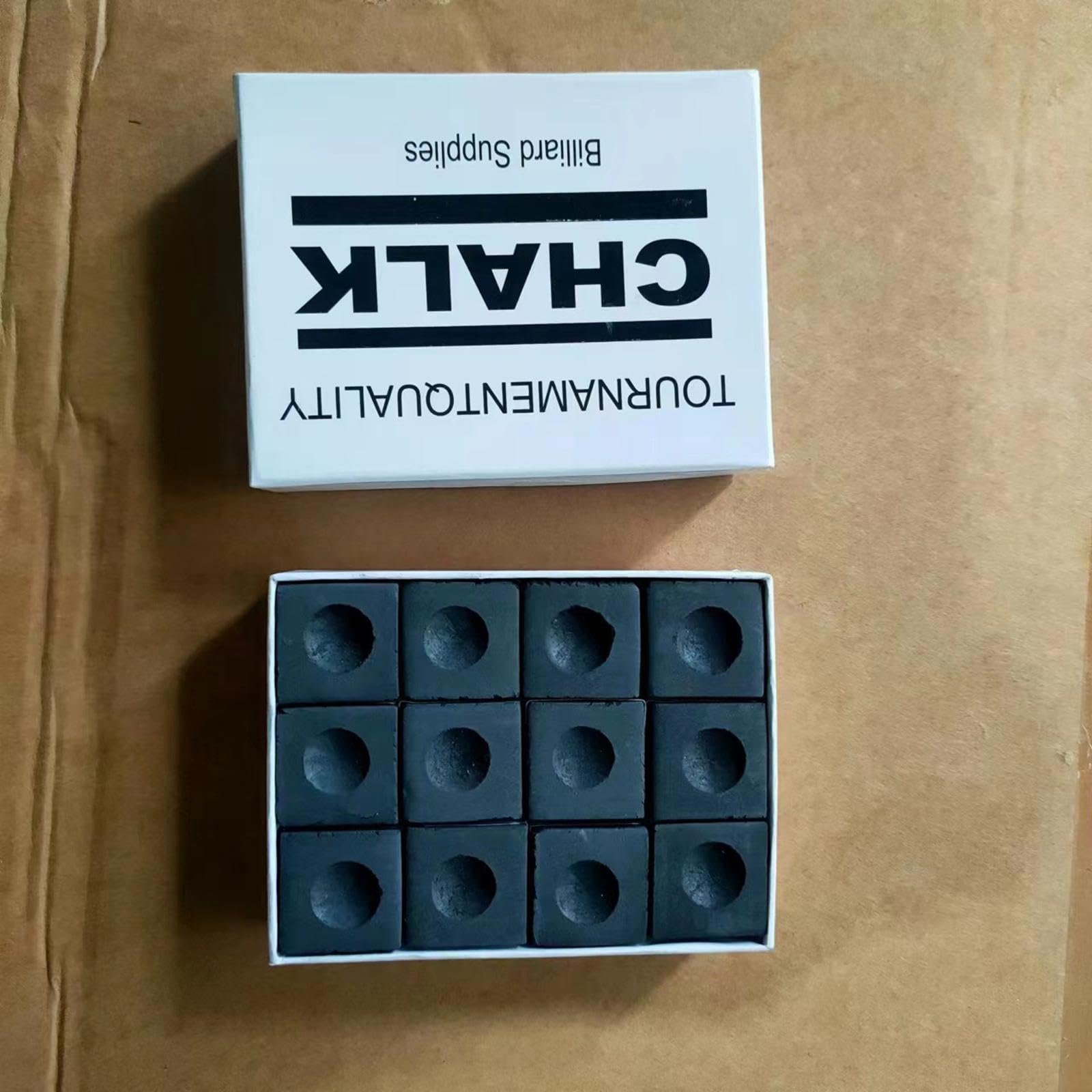 Oshhni 12 Uds Tiza para Taco de Billar Tizas de Billar Accesorios de Billar de Primera Calidad para Puntas de Taco de Billar para Uso en Torneos Bares Y Club