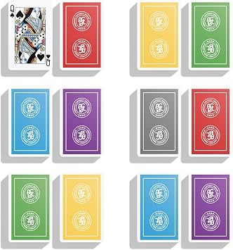 Baron Barclay ACBL American Contract Bridge Playing Cards - 6 Double Decks - Plastic Coated - Bridge Size