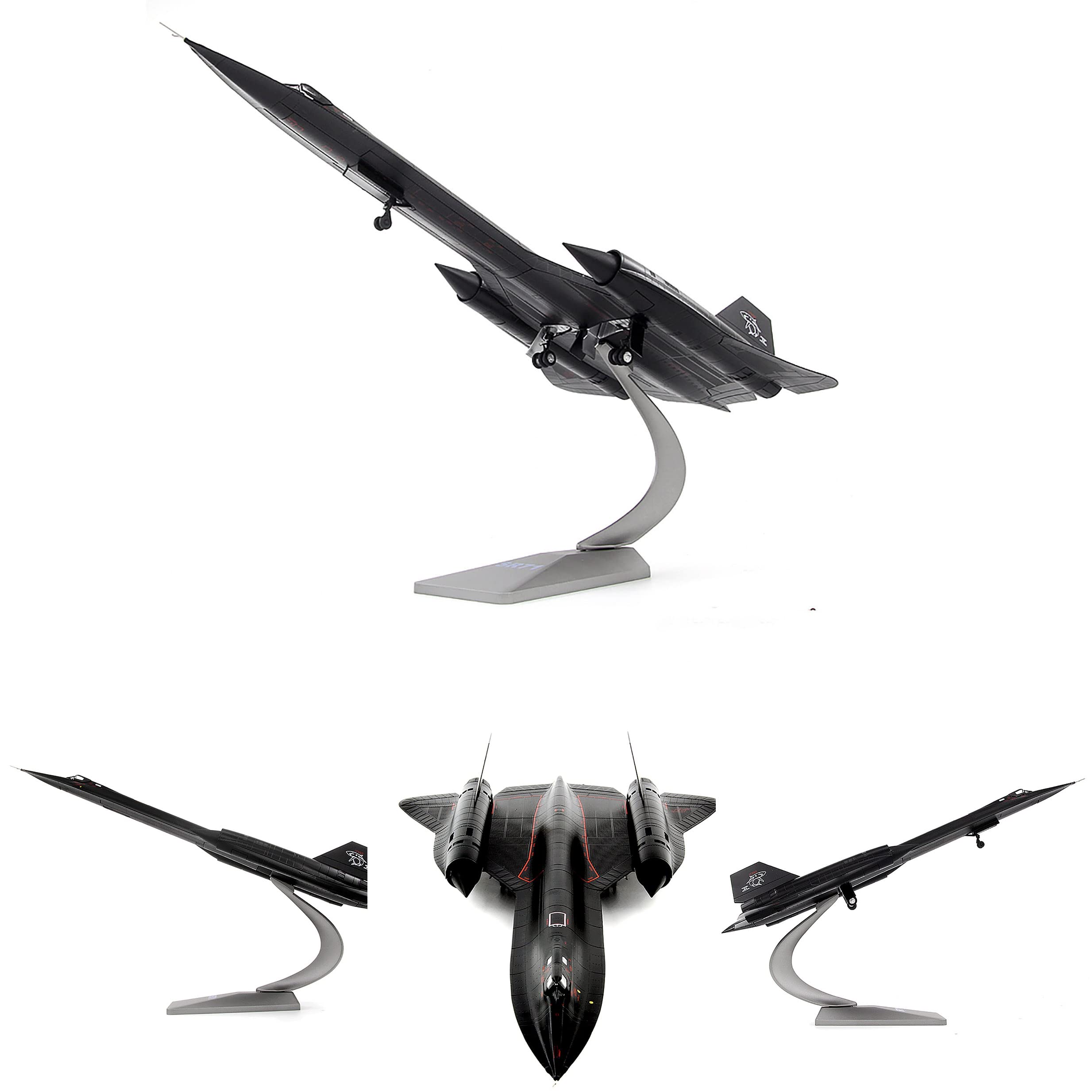 17.7 Inch 1:72 Scale Model Airplane SR-71 Blackbird Plane USAF