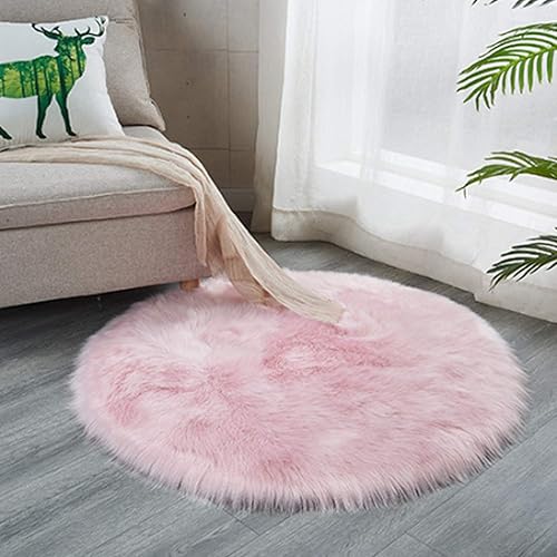 Meng Ge - Funda de piel de oveja sintética para sofá o sillón, color liso