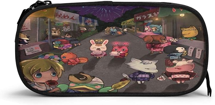 Amazon 大容量 どうぶつの森 ペンケース 筆箱 ポーチ 小学生 中学生 高校生 大学生 男の子 女の子 かわいい おしゃれ 人気 キャラクター ペンケース 文房具 オフィス用品