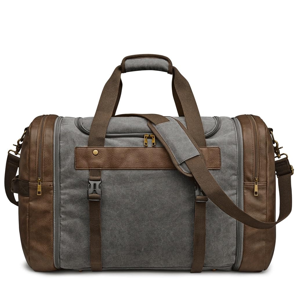 Sac de sport en toile 65L avec compartiment à chaussures pour homme et femme