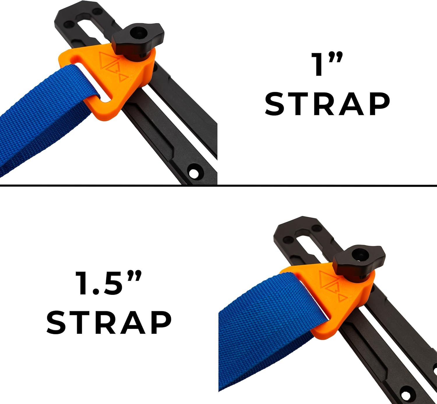 Kayak Tie Down – T-Track Mount – 9 Colors – Low Profile Horizontal Design – Fits YakAttack, Hobie & Standard Rails – 316 Marine Stainless – Made in USA – 2 Pack