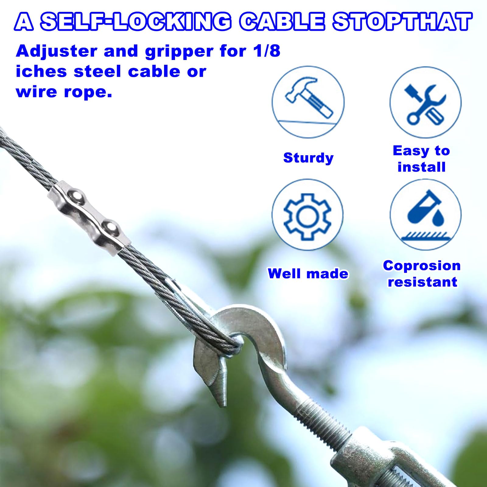 M3 Wire Rope Clips, Wire Rope Clamps, U Bolt Stainless Steel Cable Clip - View #11