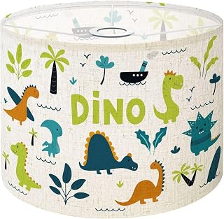 Lampshades Lamp Shades Boho 1 Pack Dinosaur cute kids colllection Set little cute dinos Baby Light Shade for Table Lamps Floor Lamps Drum Lamp Shades Lampshade Replacement