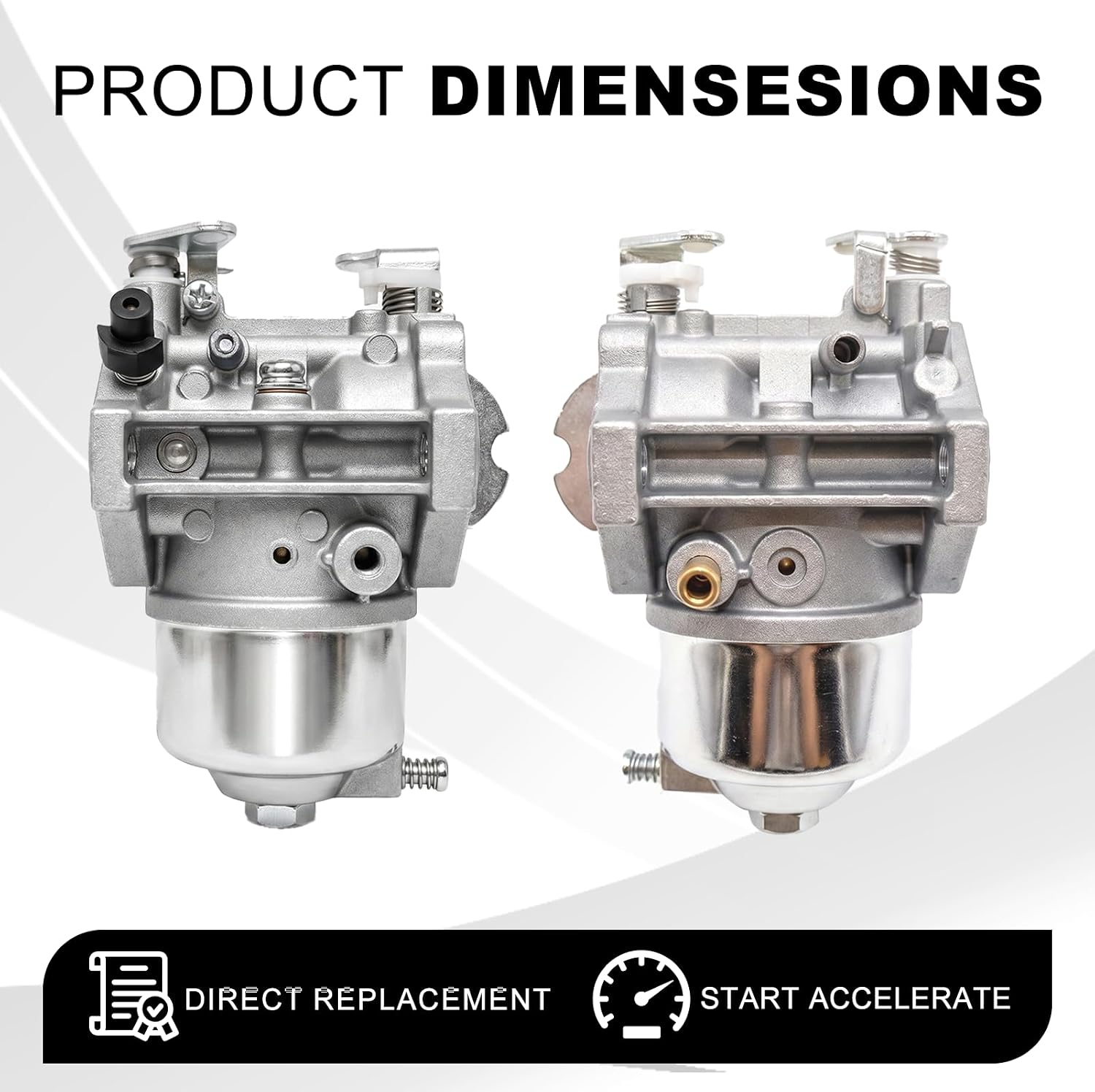 AM122852 Carburetor Fit for Kawasaki FC540V 17HP Engine Fit for John Deere 180 185 260 265 GS75 HD75 Mowers Replaces 15003-2296 M97274 M97275