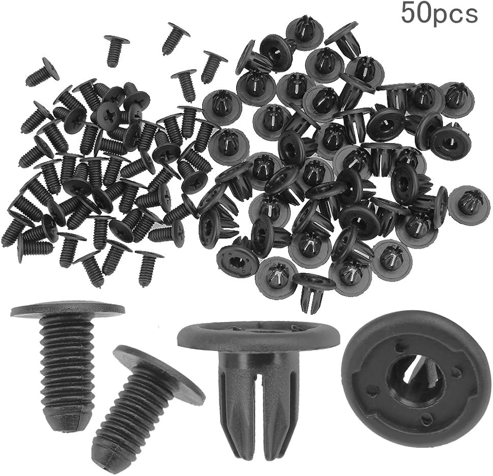Amazon.com: Aynaxcol 50 Pcs Fender Liner Rivets Clips Replacement Amazon.com: Aynaxcol 50 Pcs Fender Liner Rivets Clips Replacement