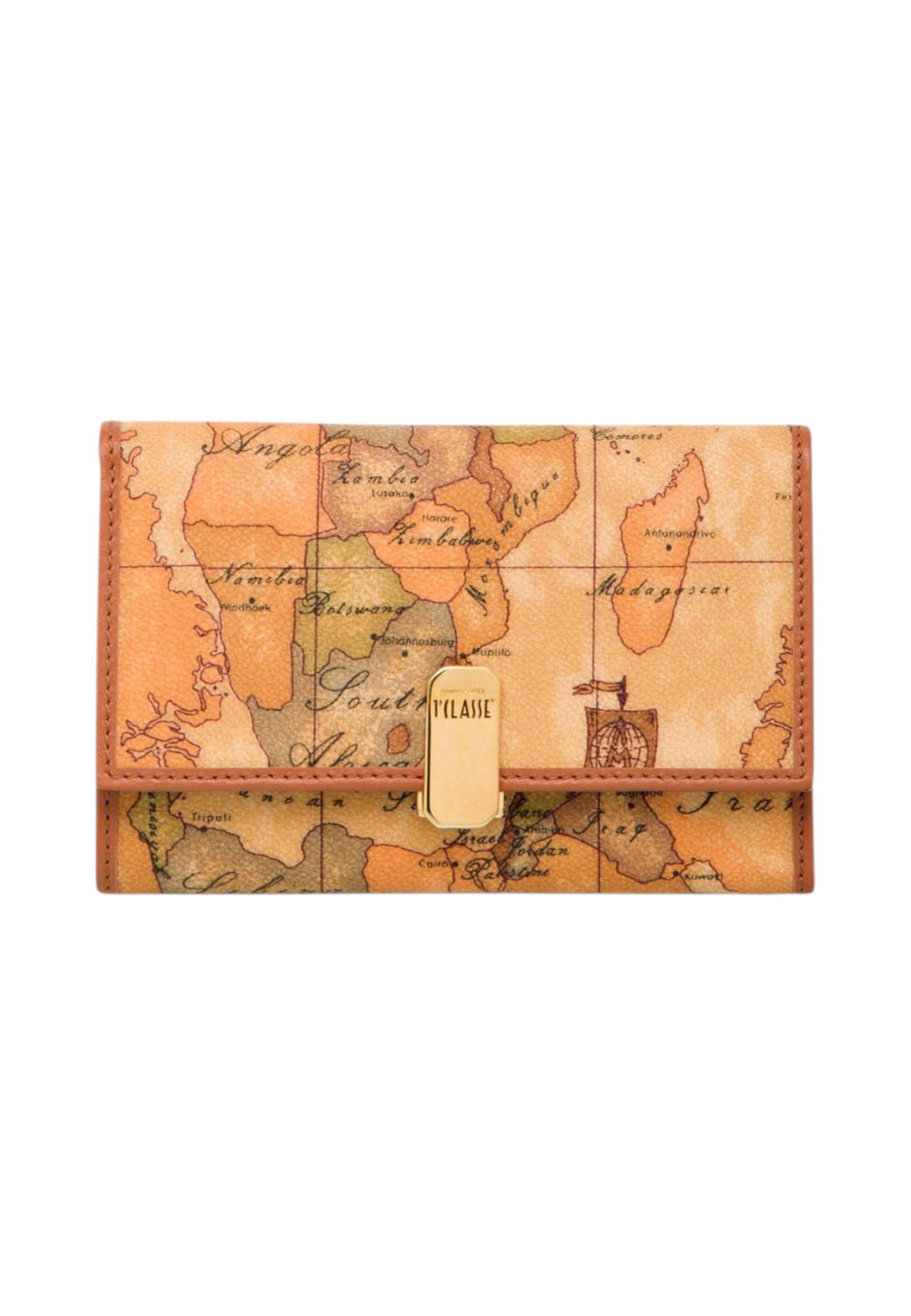 Alviero Martini Portafoglio Con Patta Medio Geo Classic CW0026000 Beige