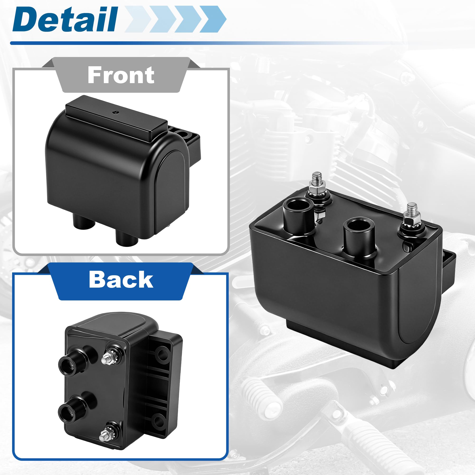 Amazon.com: REPAIROCK Motorcycle Ignition Coil for Harley Davidson