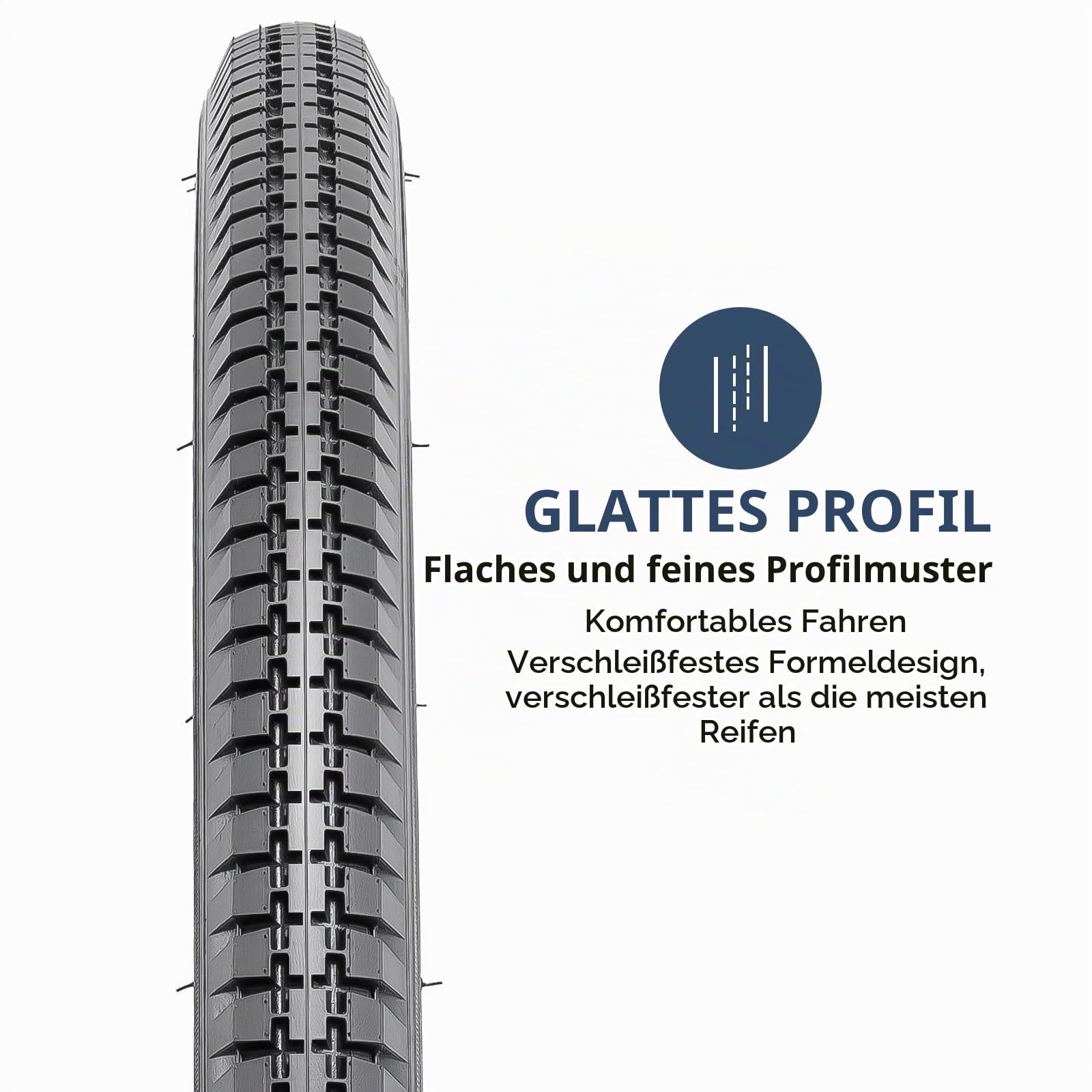 YUNSCM 2-PCS 28 Zoll Fahrradreifen 28x1 1/2 Mantel 40-635 Kompatibel mit Citybikes Rennrad Stadt/Straße 28 Zoll Reifen 28 x 1 1-2