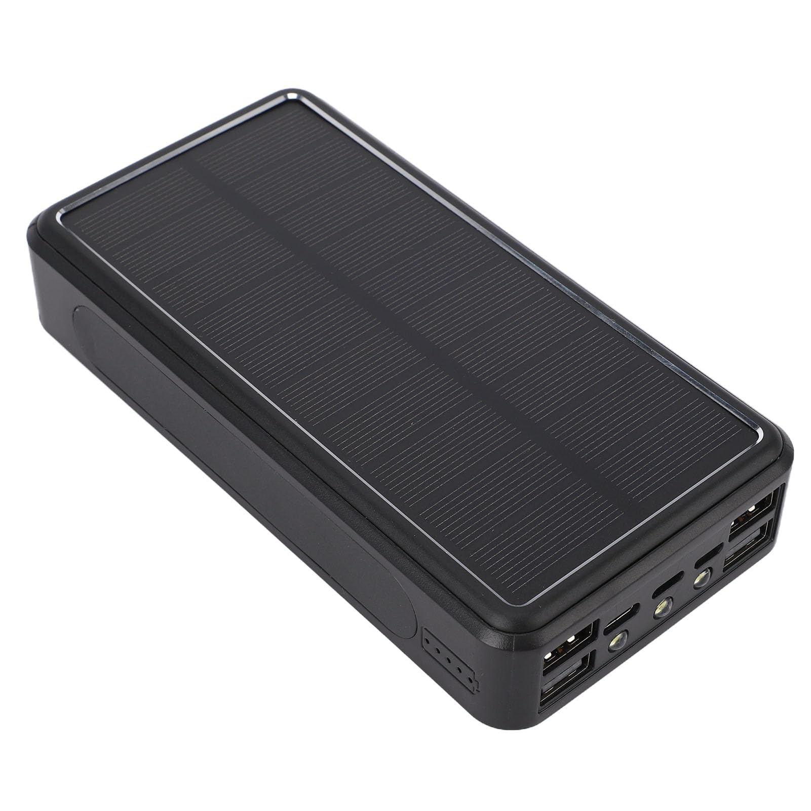 SEAFRONT Banque d'énergie Solaire Chargeur Portable ABS 10 000 MAh USB C Charge Rapide UPS Sauvegarde avec Deux Lampes de Poche IP67 pour Camping Randonnée Voyage Panne de Courant Utilisation