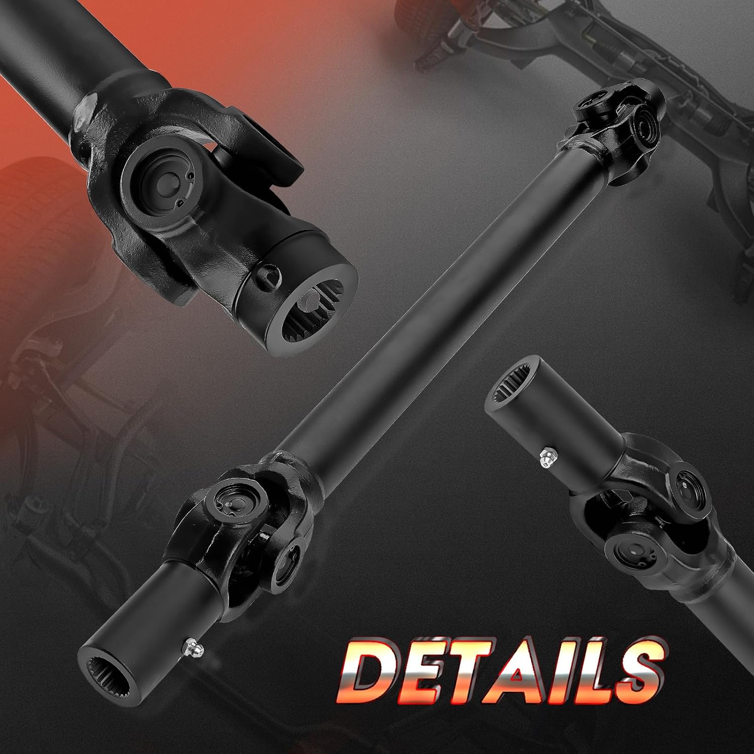 Front Drive Shaft Propshaft Assembly, Fit for Polaris RZR 900 2015-2019 | Fit for Polaris RZR S 1000 2020, OE 1333215