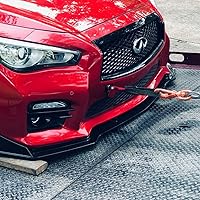 Vista 6 de Kit de gancho de remolque de tornillo para parachoques delantero y trasero, resistente para Subaru WRX y STI, Impreza 2000-2007, reemplazo OEM Negro