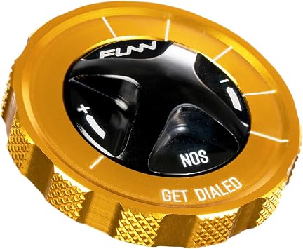 Funn NOS Valve Caps for RockShox 35 and 38mm Forks, RS Type Gold