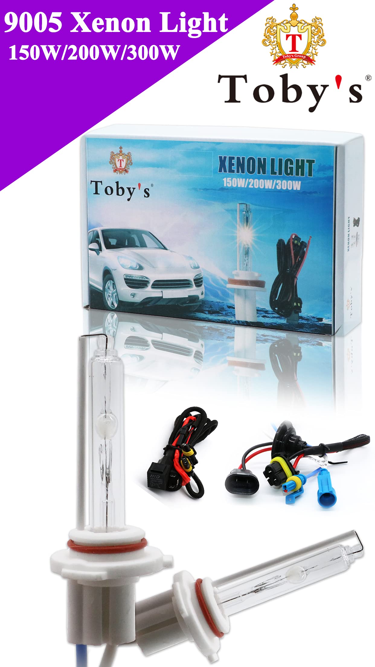 Toby'S 150W 300W 9005 Xenon Bulb, Multicolor
