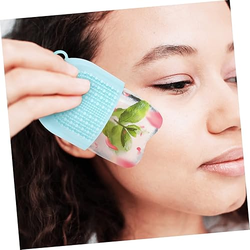 Miniatura 6 de Bandeja de hielo facial de belleza, rodillo facial, herramientas de mano, molde de resina para hielo, rodillo de hielo, rodillo de hielo de