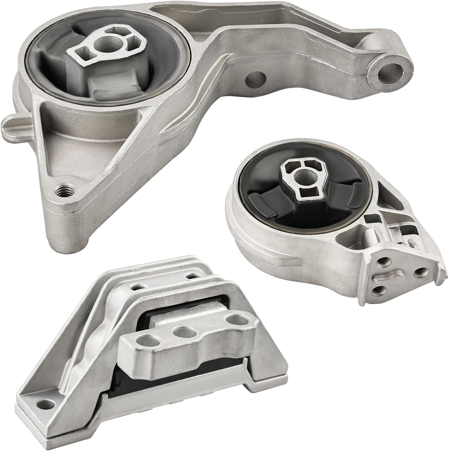 JDMON 3Pcs Engine Motor & Transmission Mount Kit Replacement for Chevrolet Cobalt HHR 2.2L 2.4L 2006-2011, Pontiac G5, Saturn Ion Compatible with A5385, A3081, A5374, 15939383, 15926983, 15940092